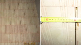 Keramische Wand Met Zeer Veel Openstaande Stootvoegen