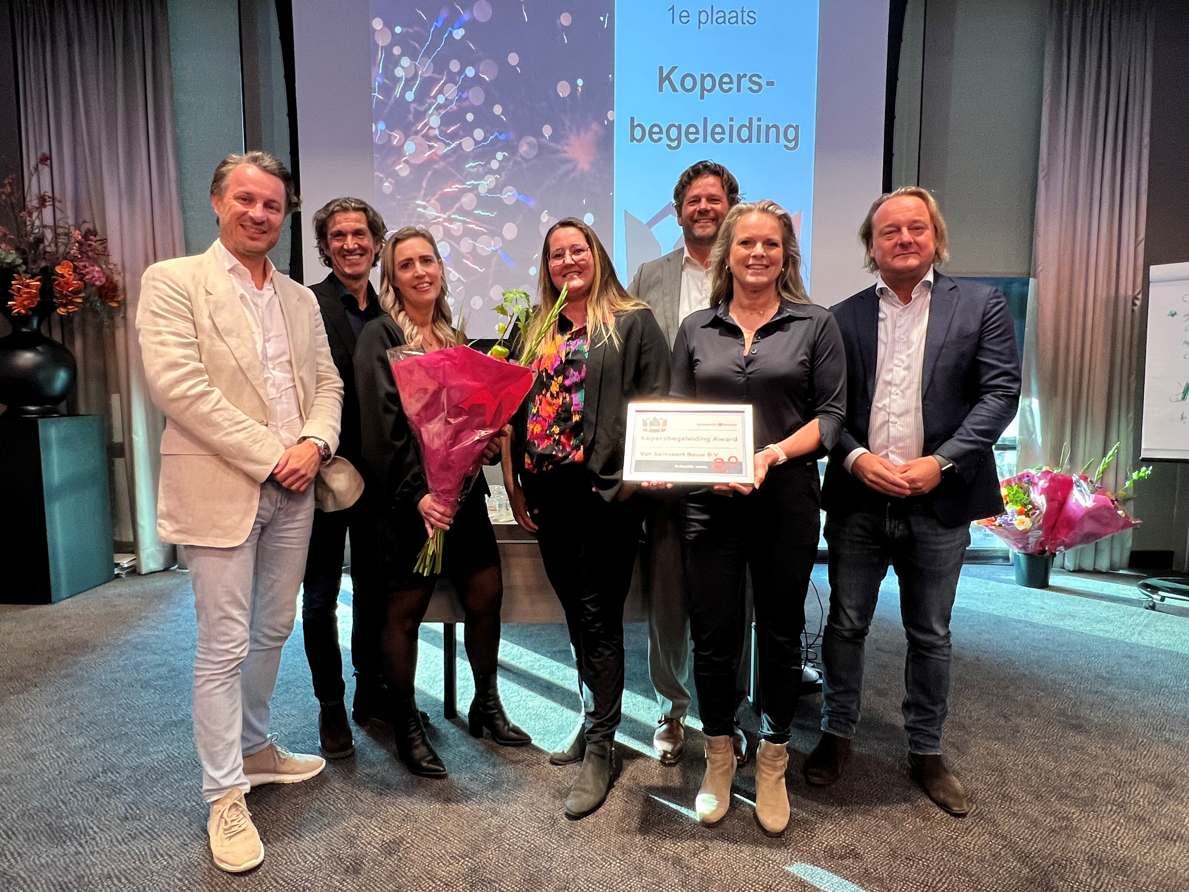 Kopersbegeleiding Award 2023 Van Santvoort Bouw